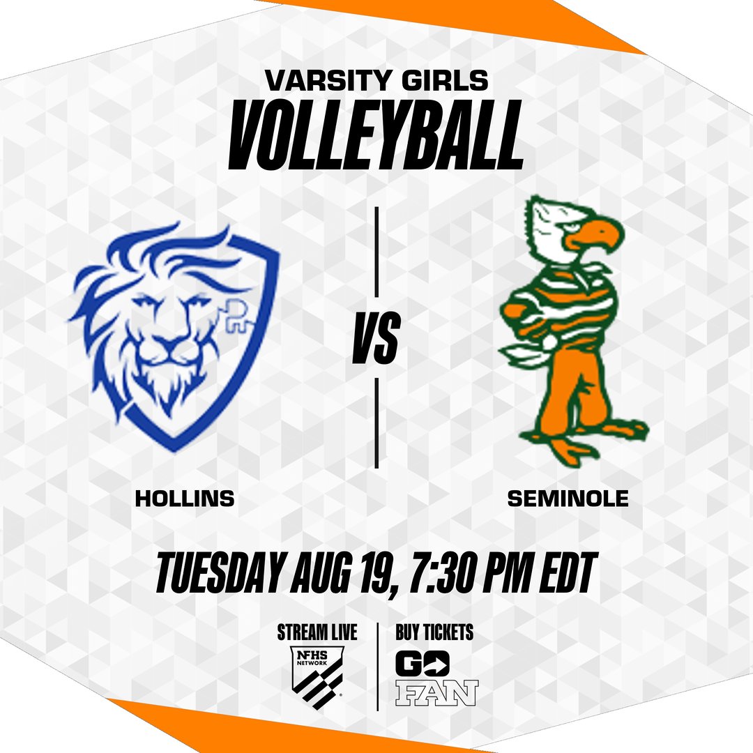 JV starts at 6:30 pm, followed by Varsity