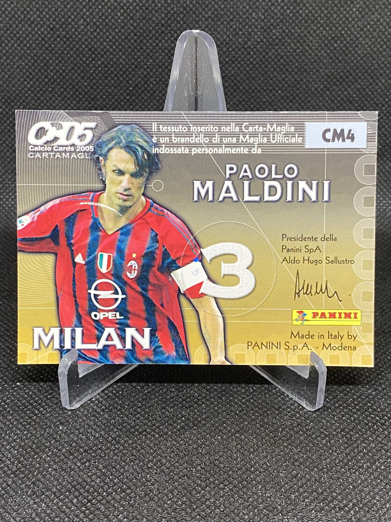 『マグホ発送』2002PANINI ITALIA 直筆サインカード マルディーニ マグホ発送』2002PANINI ITALIA 直筆サインカード マルディーニ