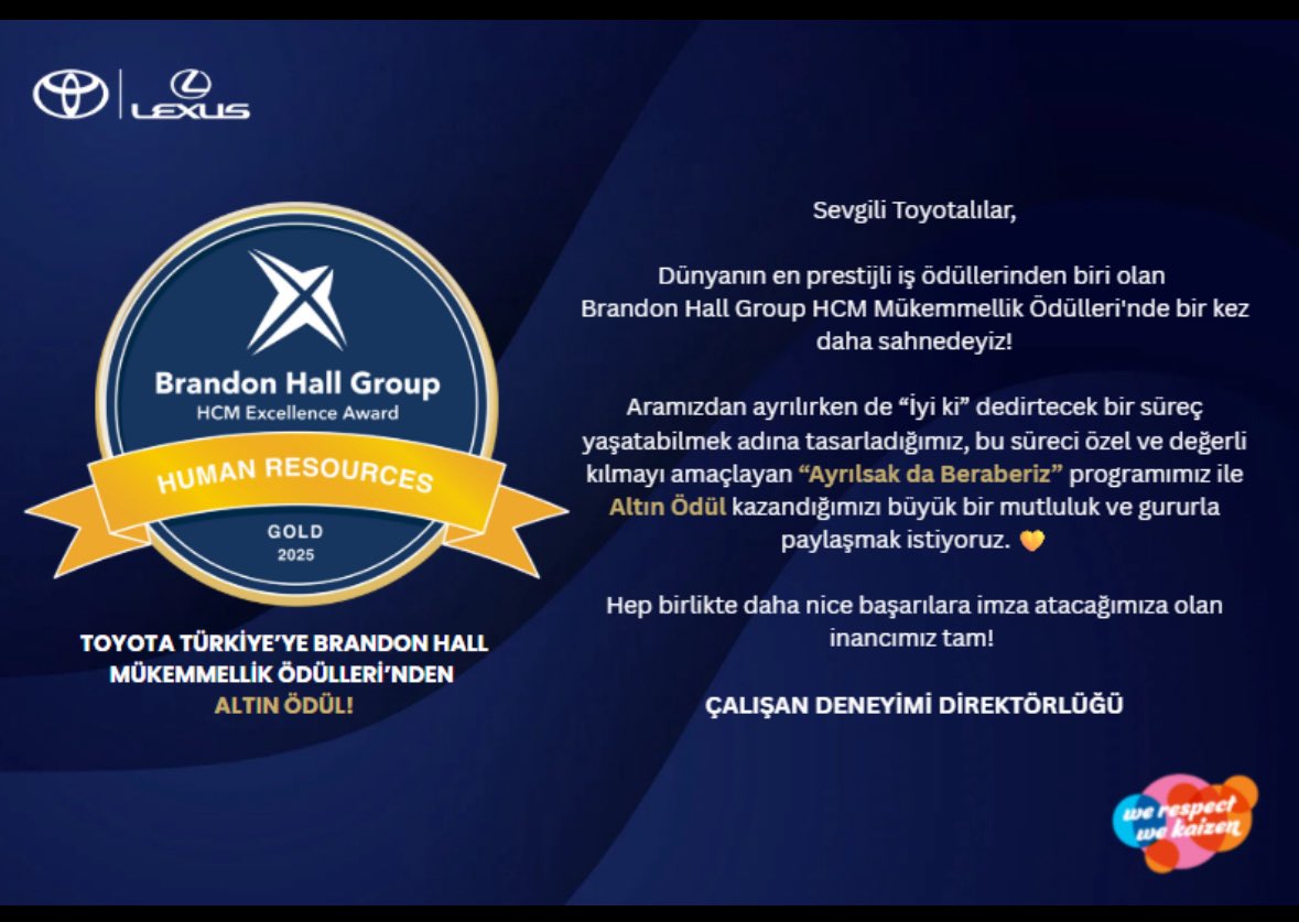 “Ayrılsak da beraberiz” adlı ayrılan deneyimi projemiz ödülle taçlandı! Nicelerine ⭐️