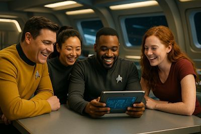 ussdauntless's tweet photo. July’s Dauntless Trekle buzzed with streaks, lucky 1st-guess “green rows,” Kotze-scale banter, &amp; Vulcan salutes—keeping crew camaraderie strong between missions #StarTrek #Trekle #StarfleetLife

https://t.co/Rlcc7PbXaC https://t.co/NIkKgfv0Y0