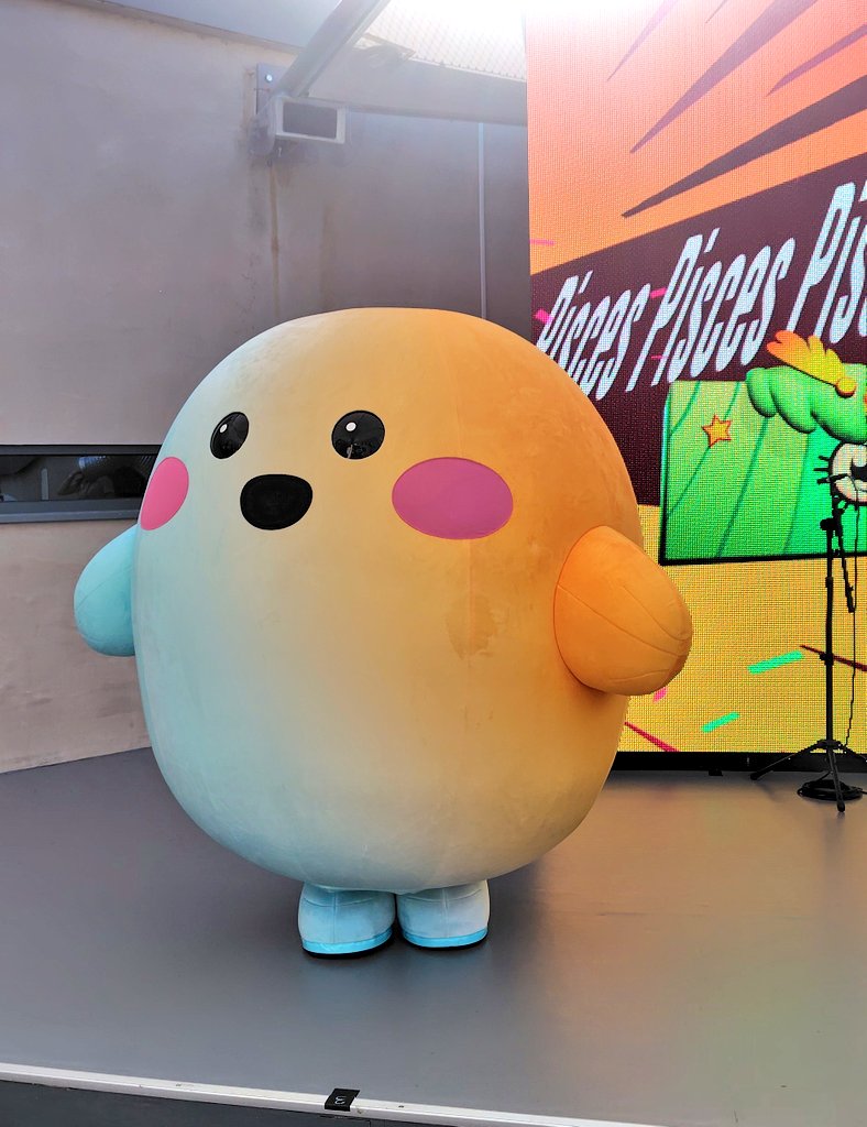 大阪・関西万博。ドイツパビリオン、今日のサーキュラーちゃん。 3回