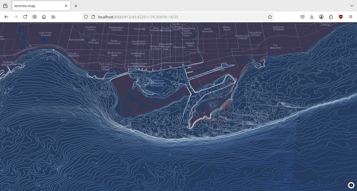 bathymetry on the web