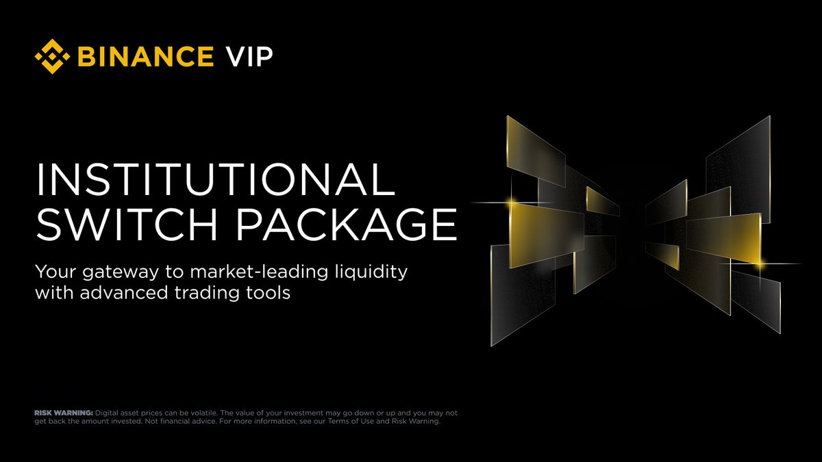 BinanceVIP's tweet photo. Make the switch to #Binance !

Unlock a seamless and enhanced onboarding experience with our Institutional Switch Package, featuring exclusive perks and tailored benefits designed to accelerate your growth.

Learn more 👉 https://t.co/7eam1n98DO https://t.co/pebSKugsoQ