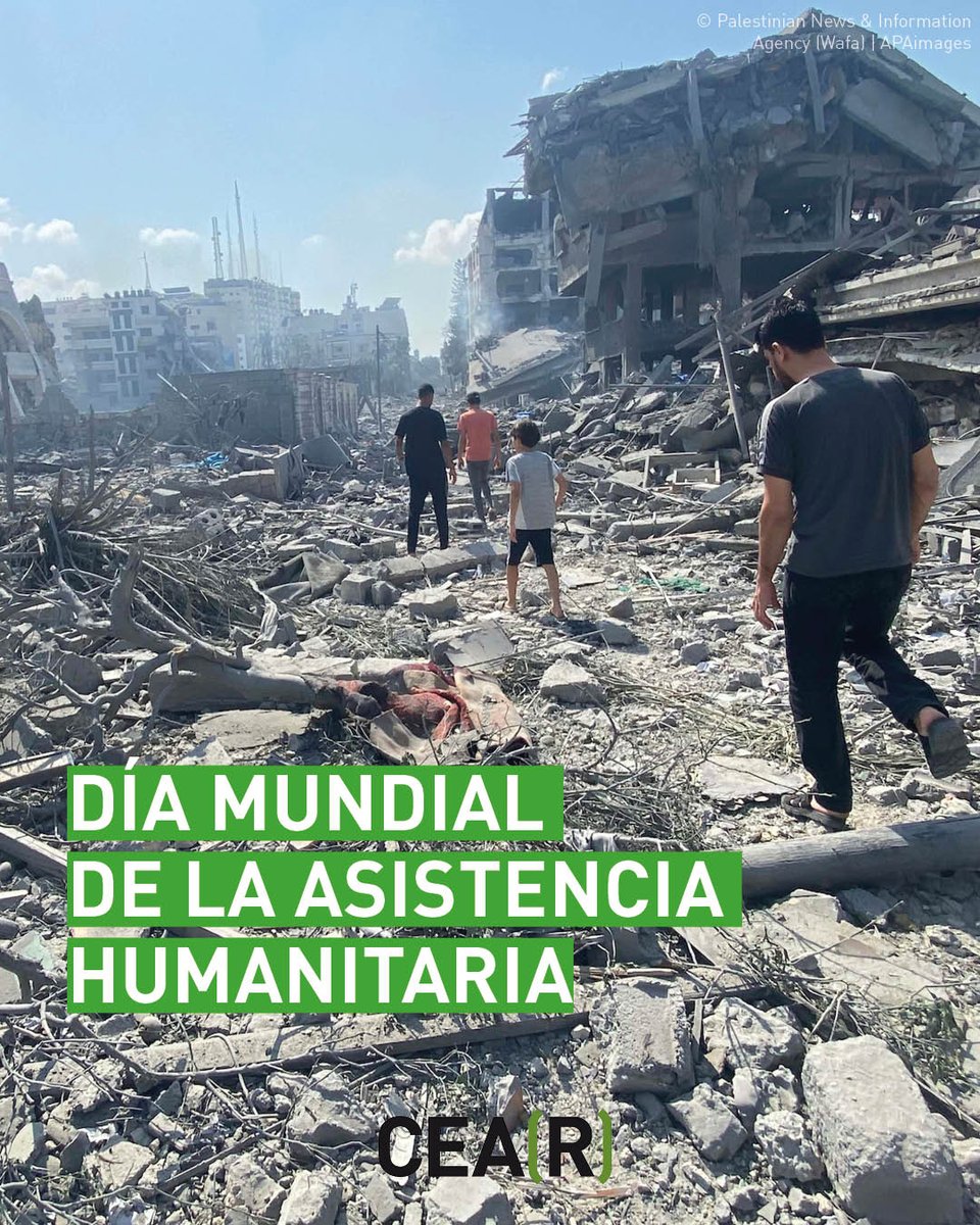 📢 En el Día Mundial de la #AsistenciaHumanitaria recordamos que Israel lleva más de 5 meses bloqueando la entrada de la ayuda humanitaria en Gaza. 

Además, ha asesinado al menos a 520 profesionales de la acción humanitaria, una violación flagrante del derecho internacional.🧵👇