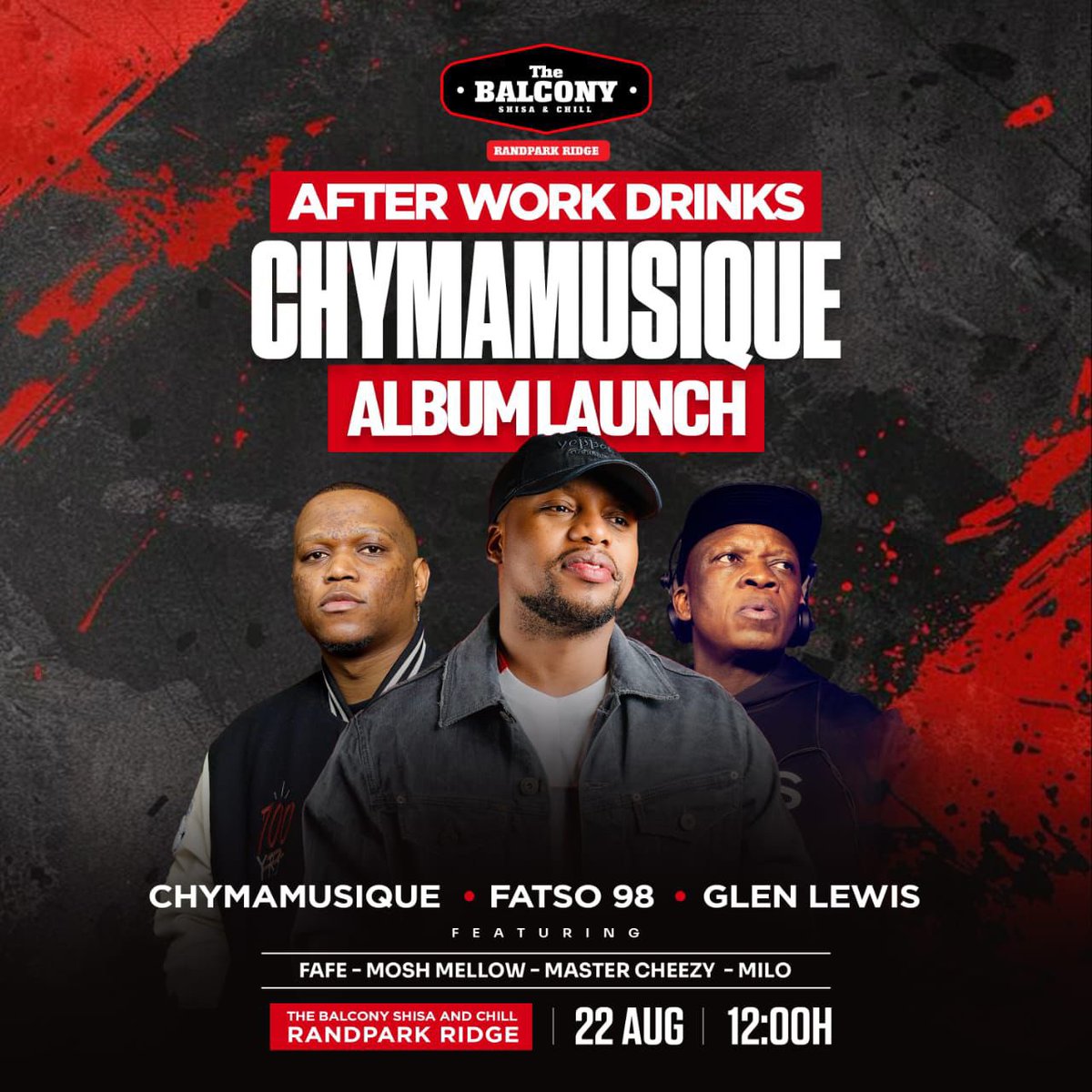 Chymamusique's tweet photo. 1st Album launch 

Friday - 22 August 2025

Johannesburg 
19h00 the launch begins .. ft Glenzito &amp; Fatso 98

#MusiqueCollaborated https://t.co/Dhjo973VeG