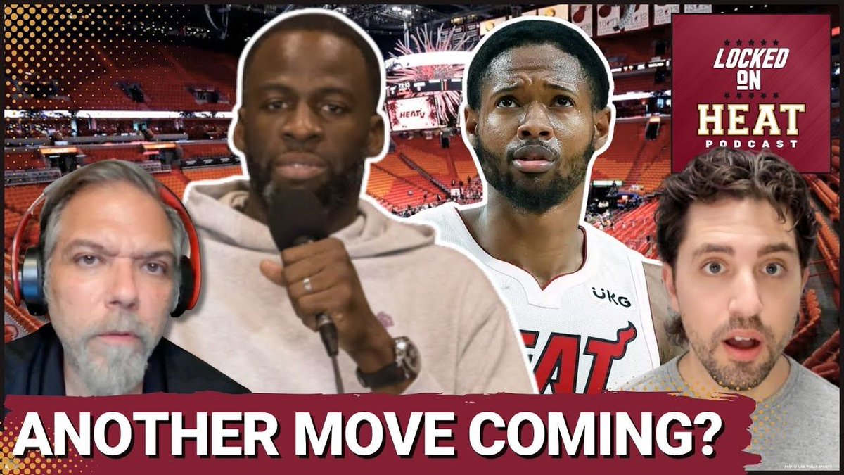 NEW EPISODE

🔥 Draymond calls out Heat
🔥 Creative way to sign another player
🔥 Options for backup center

YouTube: youtu.be/aWLXenoGo28 
Podcast: …cast-on-the-miami-heat.simplecast.com