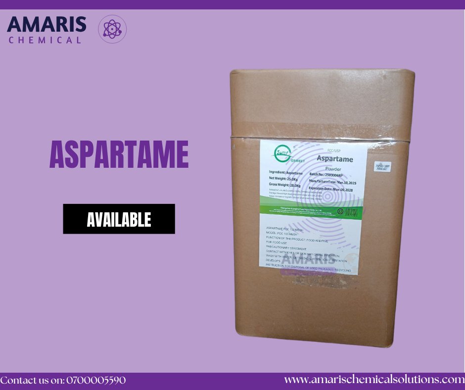 AmarisChemical's tweet image. Aspartame Applications

1) Beverage industry gold standard
2) Pharmaceutical sweetening
3) Packaged food innovations
4) Edible packaging
5) Powdered mixes

Call/ WhatsApp us on 0700 005590

#Aspartame #pharmasolutions
