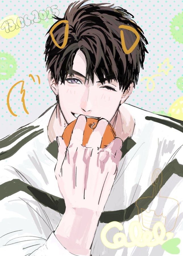 Reuploading my work 🙂 teehee.  

 #夏以昼 #Caleb #恋与深空 #LoveandDeepspace #マヒル