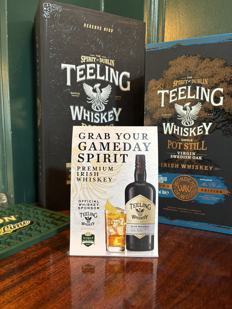 We’re gearing up for Game Day with <a href="/TeelingWhiskey/">Teeling Whiskey</a> <a href="/cfbireland/">Aer Lingus College Football Classic</a> <a href="/AerLingus/">Aer Lingus</a> 🏈
