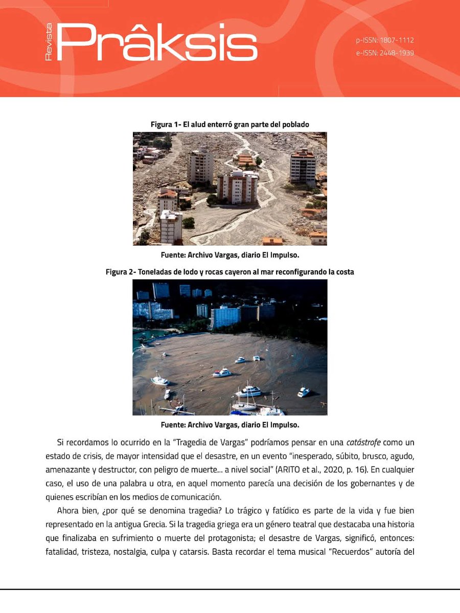 FESTIVERD VENEZUELA (@festiverd_) on Twitter photo "Cuando el cerro se vino abajo": construcción de los riesgos en el caso de la Tragedia de Vargas.
Con <a href="/cinefilaverde/">Mixzaida Peña</a> , <a href="/aliriocinefilo/">aliriocinefilo</a> y <a href="/Claritzape/">Claritza Peña Zerpa</a>
#laguaiara
#paper
#tragediadevargas
#Venezuela
periodicos.feevale.br/seer/index.php… "Cuando el cerro se vino abajo": construcción de los riesgos en el caso de la Tragedia de Vargas.
Con <a href="/cinefilaverde/">Mixzaida Peña</a> , <a href="/aliriocinefilo/">aliriocinefilo</a> y <a href="/Claritzape/">Claritza Peña Zerpa</a>
#laguaiara
#paper
#tragediadevargas
#Venezuela
periodicos.feevale.br/seer/index.php…