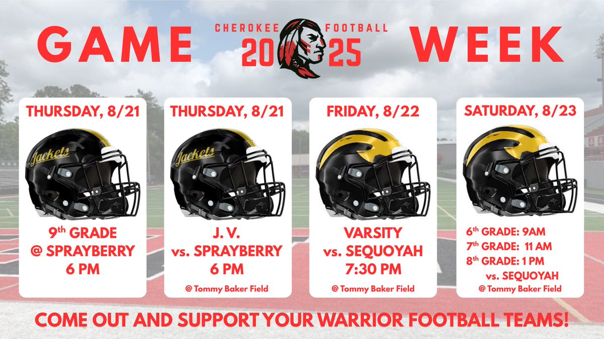 Plenty of opportunities to support the Warriors this week!

See below and come support these young men!

#EDGE