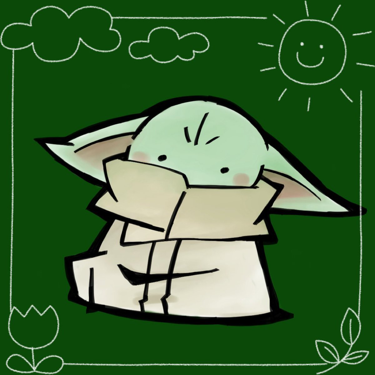 <a href="/BookofDinGrogu/">The Book of Din Grogu</a> I drew Grogu too💚