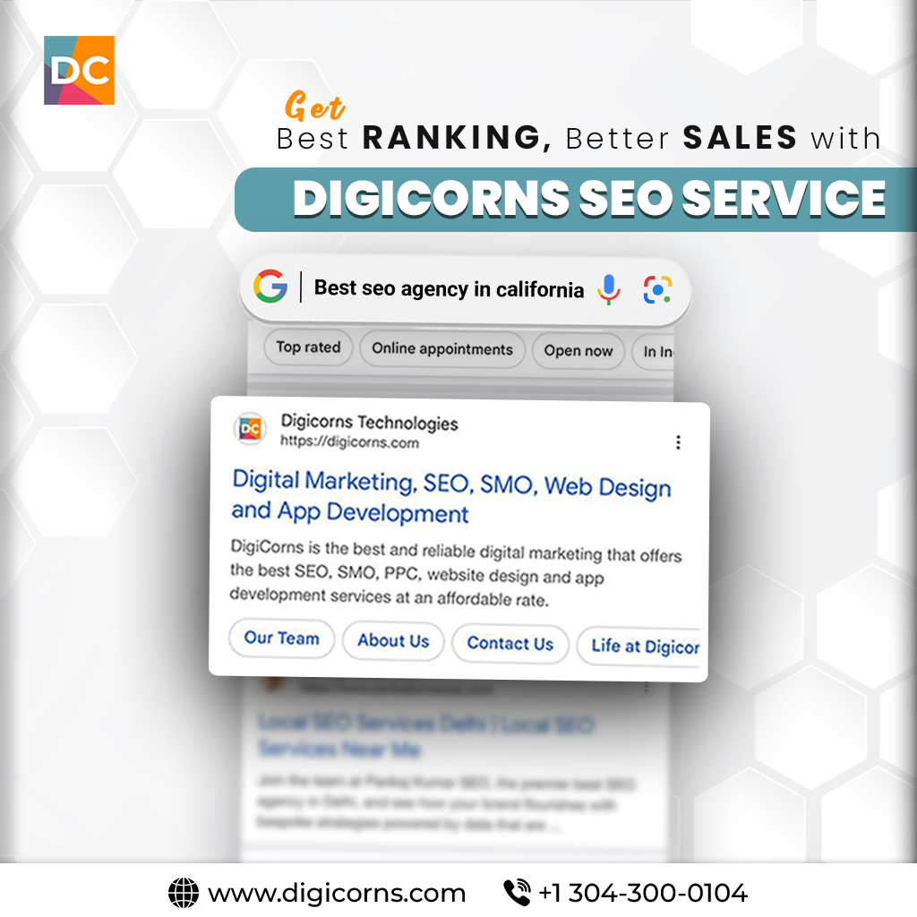 digicorns_com's tweet image. 🚀Increase your business visibility with Digicorns SEO Services! We help you get higher rankings, more traffic, and better sales.
.
Phone: +1 304-300-0104
Website: digicorns.com
Email: info@digicorns.com
.
#SEO #SearchEngineOptimizationTips #DigitalMarketing #Digicorns