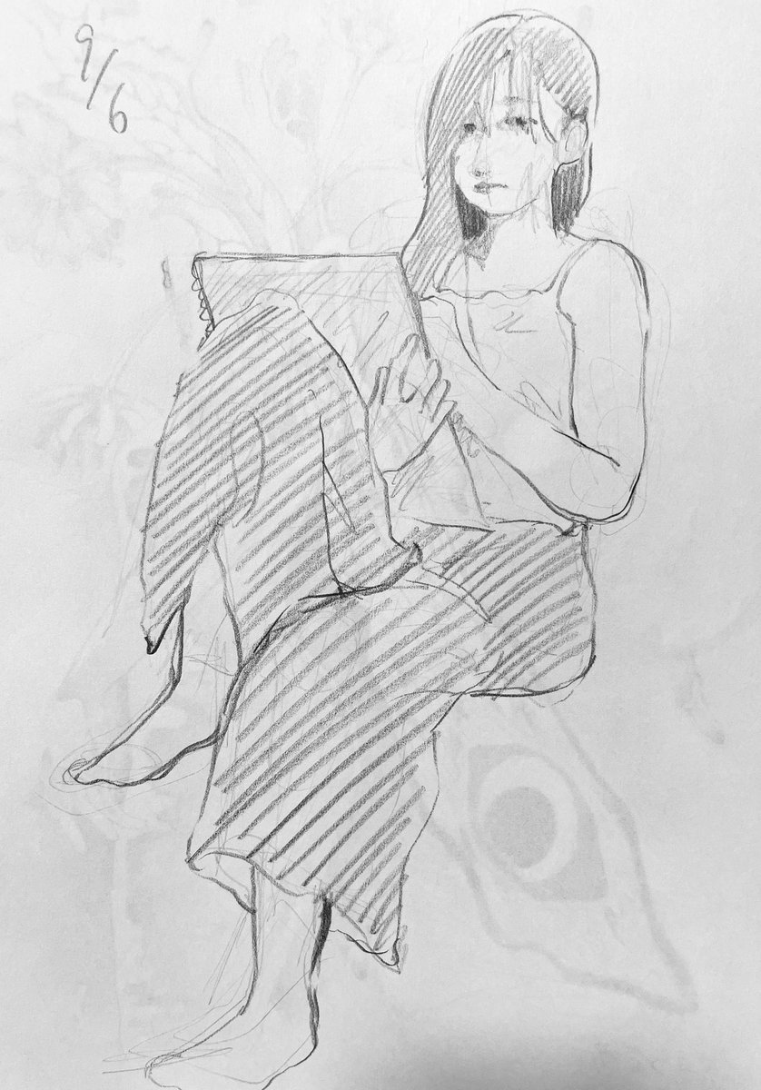 maporosun's tweet photo. 2.3年前程前のものの。
#クロッキー　5分
#絵描きさんと繫がりたい https://t.co/00lqfqqtZf