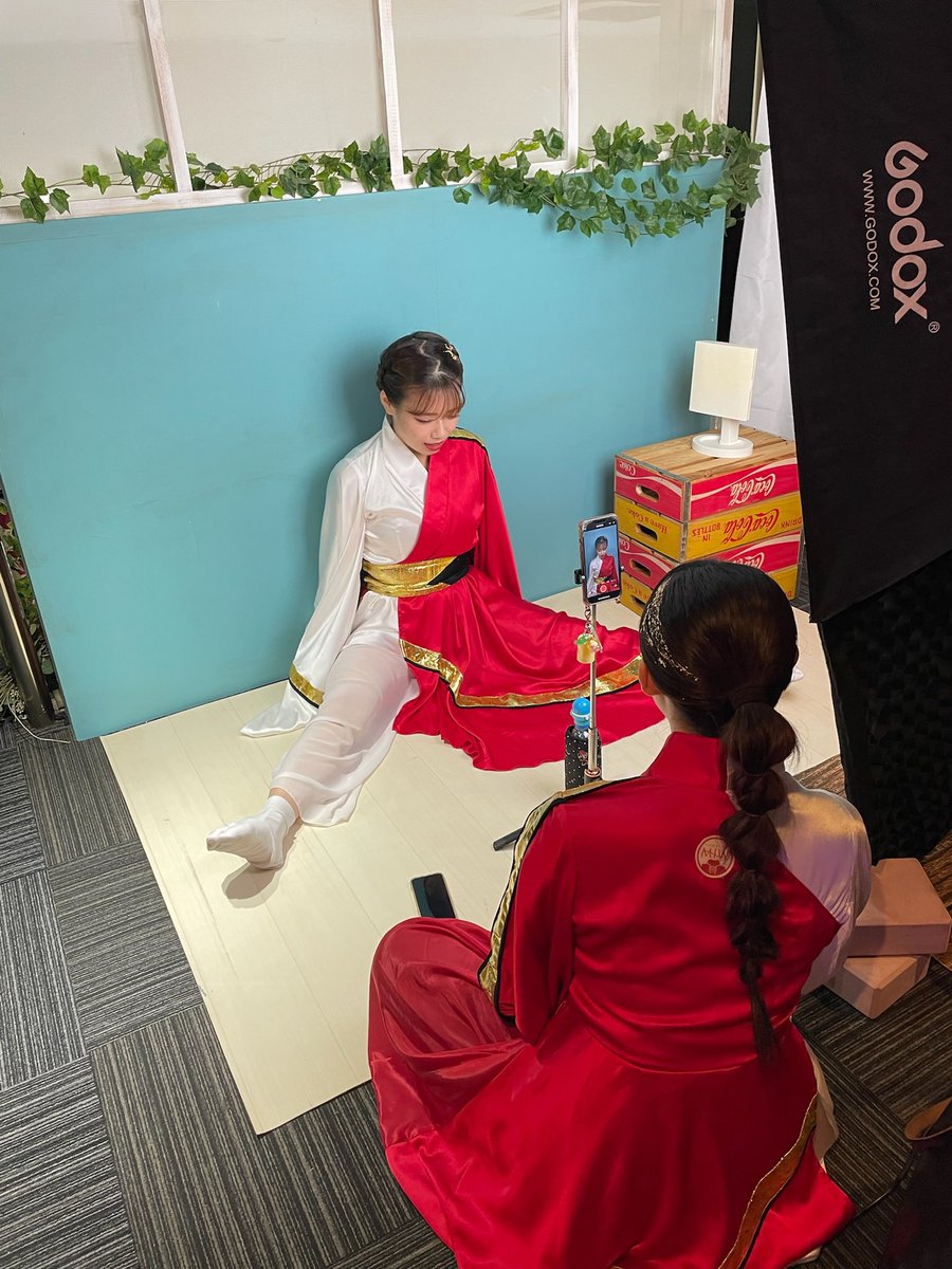 写真撮影の合間にインスタ用の撮影も📷
どんなのが投稿されるかなあ💭