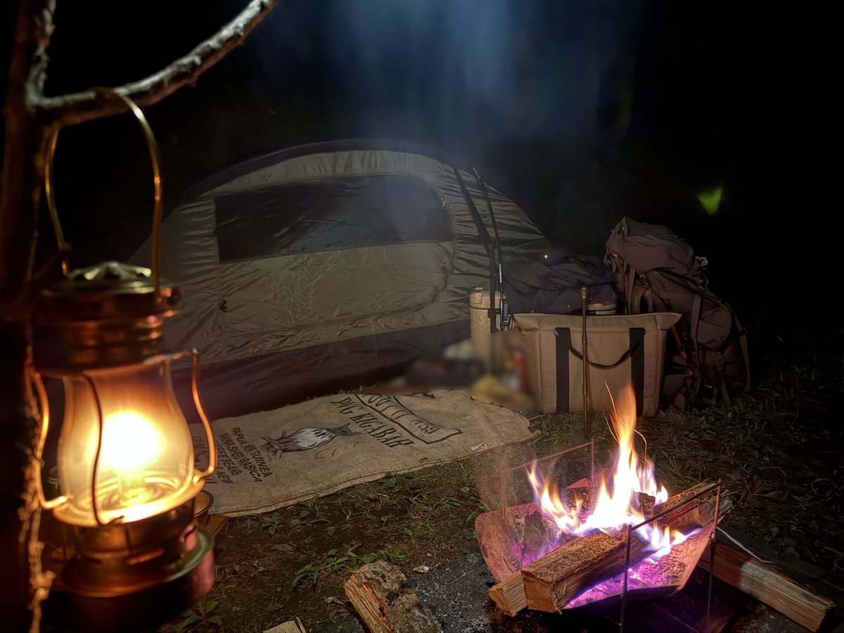 久しぶりのキャンプ、やっぱり自然の中に身を置くと身体のエネルギーが