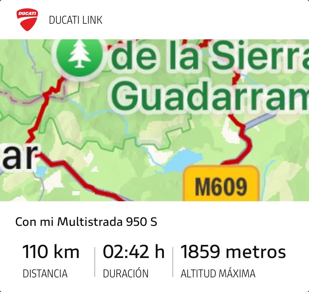 ✨ Tarde perfecta sobre dos ruedas ✨
Rutas de montaña, curvas infinitas y amigos que hacen cada kilómetro especial. Gracias <a href="/dieguete123/">diego gonzález</a> y <a href="/nach1492/">nach1492@hotmail.com</a> 
Hoy hemos disfrutado de Navacerrada, Canencia y Morcuera, con el mejor atardecer como telón de fondo 🌄.