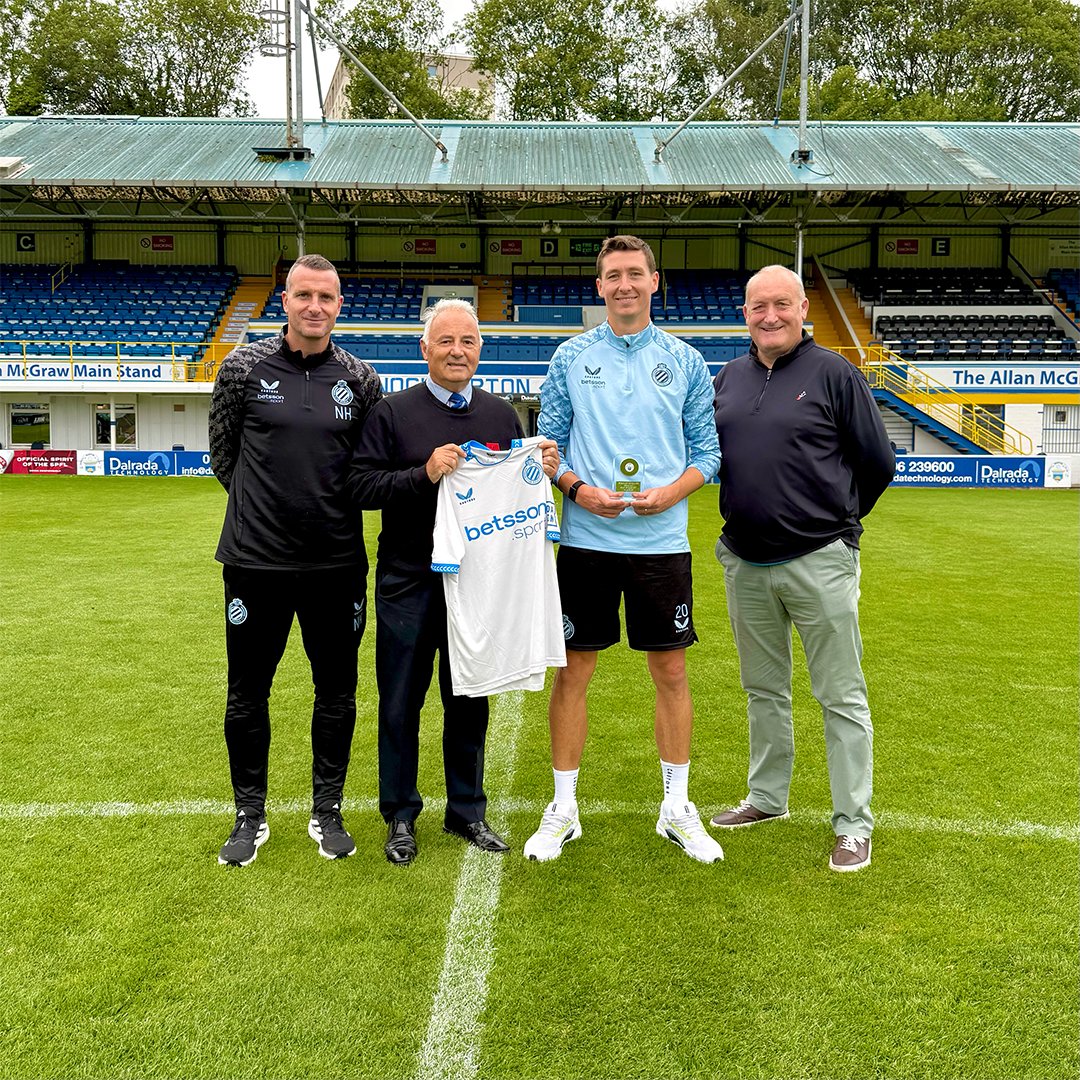 Morton_FC's tweet photo. 🏴󠁧󠁢󠁳󠁣󠁴󠁿 🤝 🇧🇪

It was a pleasure to welcome @ClubBrugge to Cappielow Park supported by Dalrada Technology this morning for some final preparation ahead of their Champions League play-off tie against Rangers tonight. https://t.co/AX1hvjsVE2