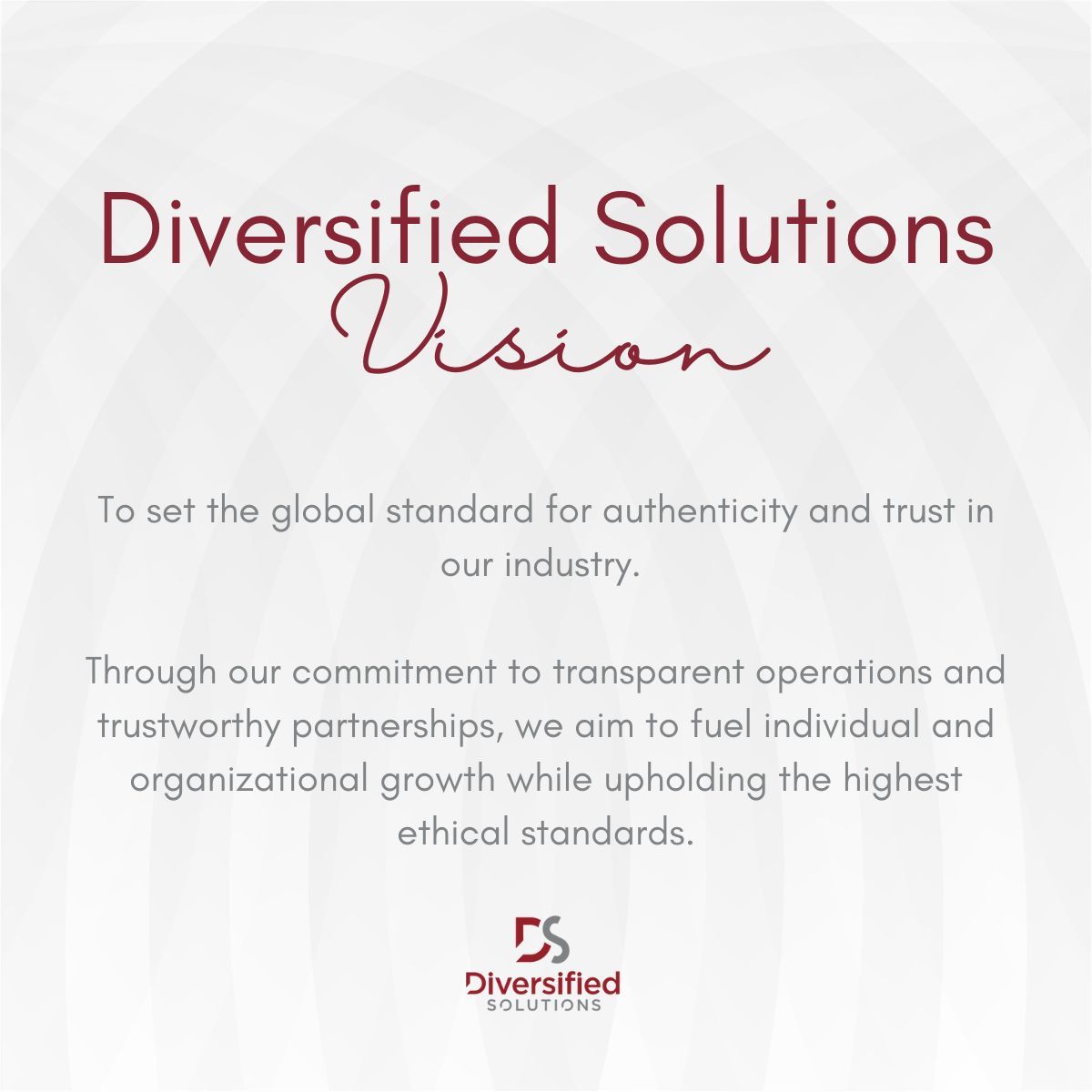 div_sol's tweet image. Diversified Solutions shows up with transparency, acts with integrity, and delivers real value.

Because when you trust your recruiting partner, everything else falls into place.

div-sol.com 

#Authenticity #Trust #RecruitmentExcellence #ClientFocused