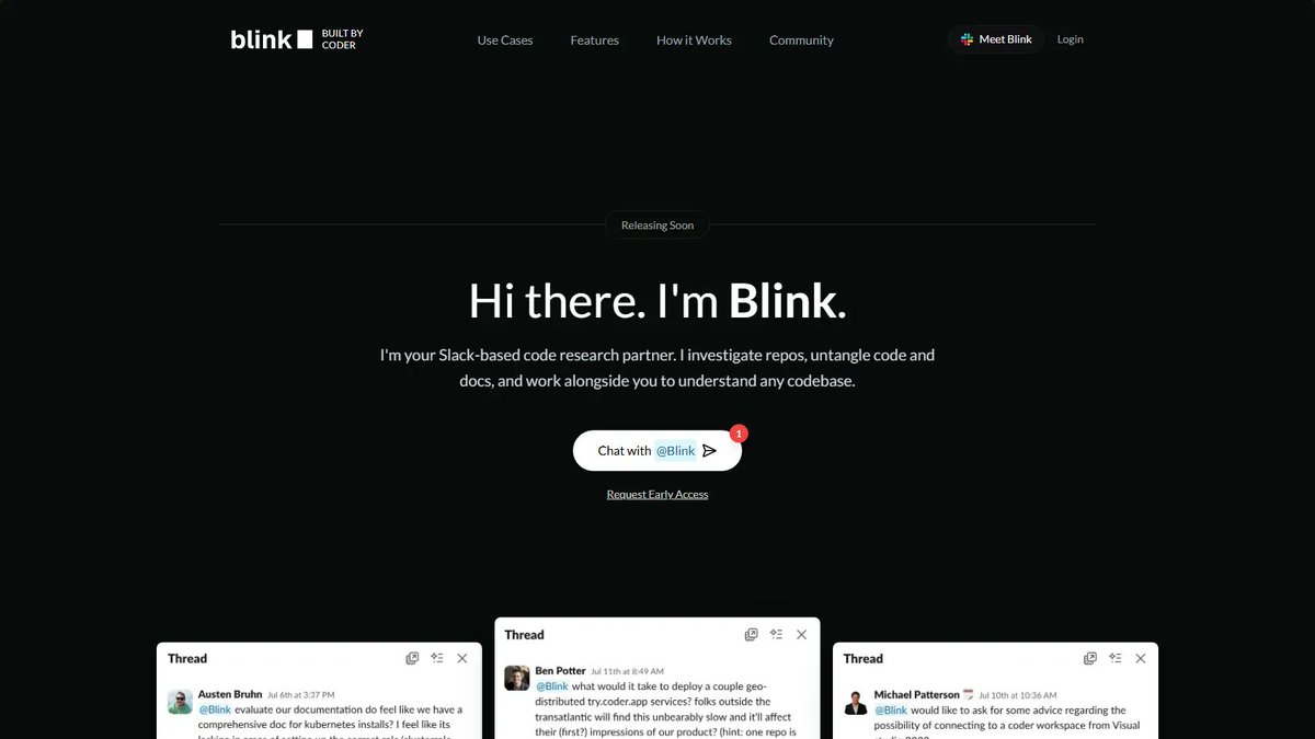 halo_tool's tweet image. 1. Ever wish you had a coding partner that could untangle complex repos in real time? Blink integrates with Slack and GitHub to analyze code, track tasks, and provide live updates—right in your team’s workflow.

2. Blink creates eph
halotool.com/tool/blink-1
#halotool #codeanalysis