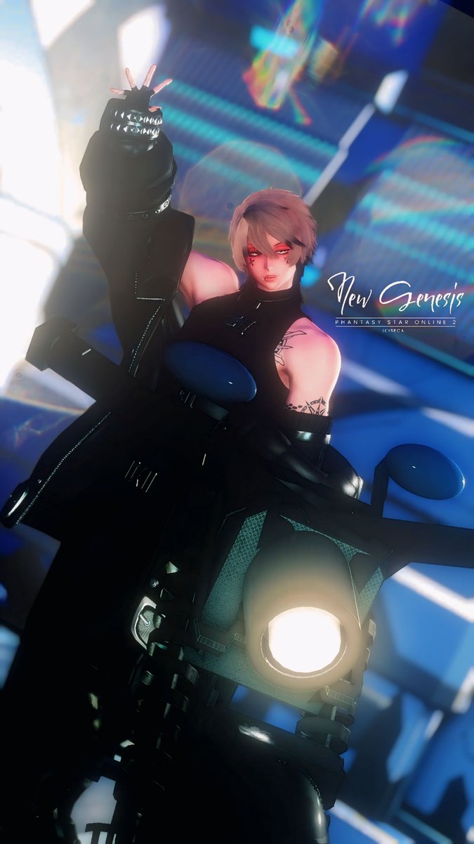 明日はメンテ!
一緒にドライブ🏍しようぜ！
#PSO2NGS_SS  #ma7ロゴ
#メンテの日なのでssを貼る