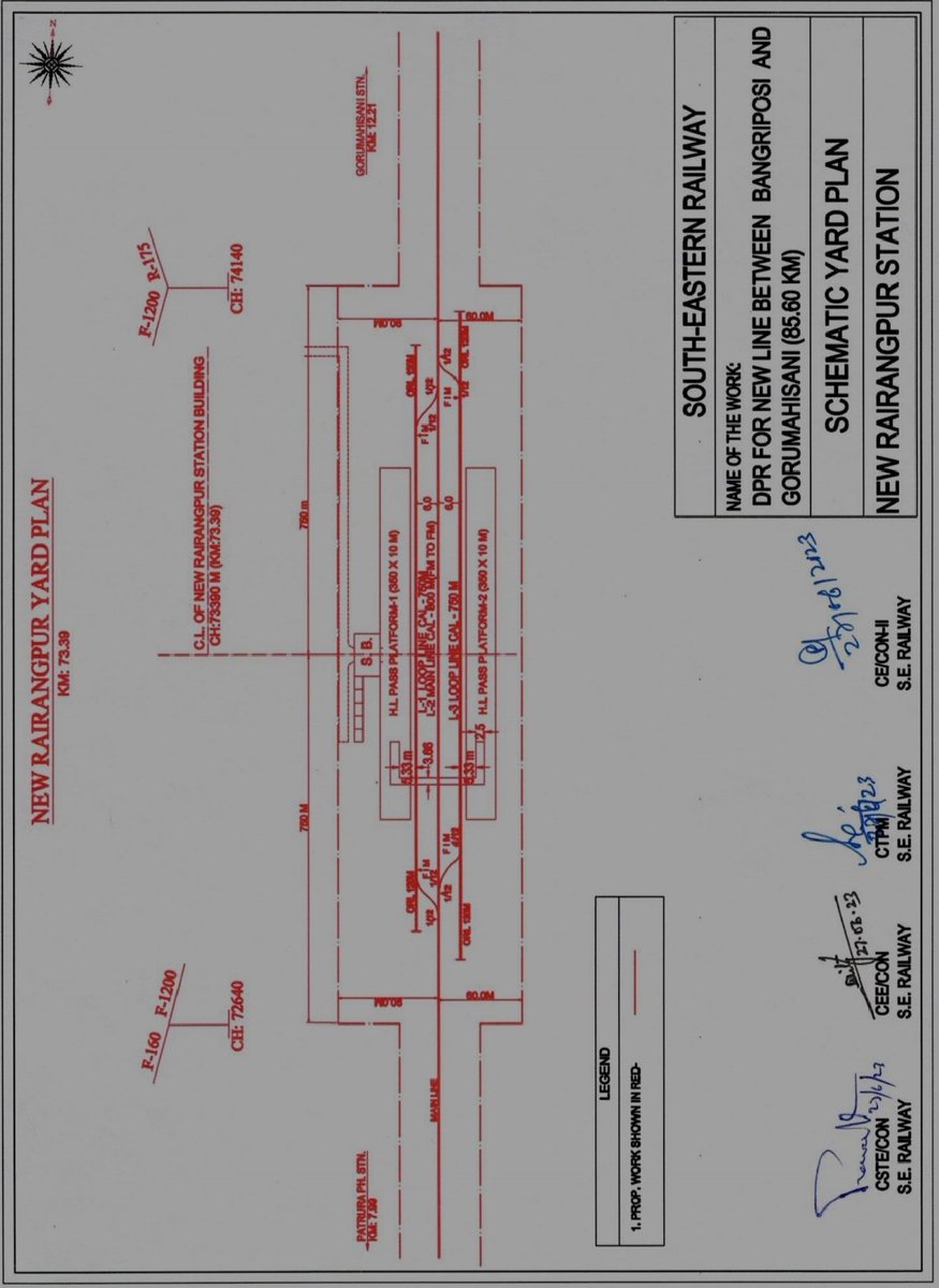 Gattrix (@dark_shadow_op) on Twitter photo New Rairangpur Station Yard Plan on the Gorumashisani-Bangriposi Rail Route
<a href="/MBJ_Railfan/">Mayurbhanj Railfan</a>
<a href="/MRTF_Baripada/">MAYURBHANJ RAILWAY TRAVELLERS' FORUM (MRTF)</a>
<a href="/OdishaRail/">OdishaRailUsers - Multimodal Connectivity Forum</a>
<a href="/serailwaykol/">South Eastern Railway</a>
#MayurbhanjRailway New Rairangpur Station Yard Plan on the Gorumashisani-Bangriposi Rail Route
<a href="/MBJ_Railfan/">Mayurbhanj Railfan</a>
<a href="/MRTF_Baripada/">MAYURBHANJ RAILWAY TRAVELLERS' FORUM (MRTF)</a>
<a href="/OdishaRail/">OdishaRailUsers - Multimodal Connectivity Forum</a>
<a href="/serailwaykol/">South Eastern Railway</a>
#MayurbhanjRailway
