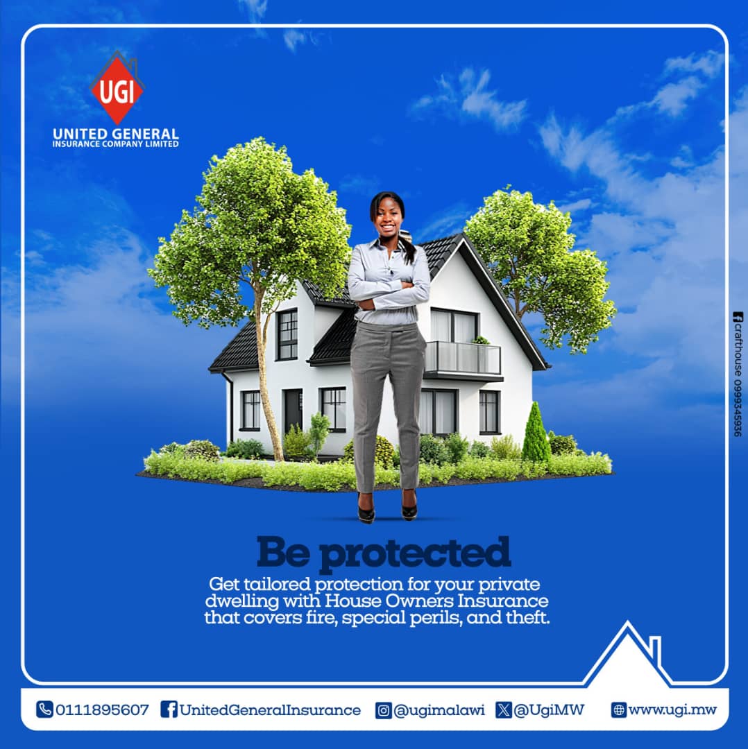 UGI_Malawi's tweet photo. Your home, your peace of mind!
Protect it with UGI House Owners Insurance – covering fire, theft &amp; special perils.
#BeProtected
#Visitwww.ugi.mw
#YourPreferredInsurer
#T&amp;CsApply https://t.co/6c7OC0CHGR
