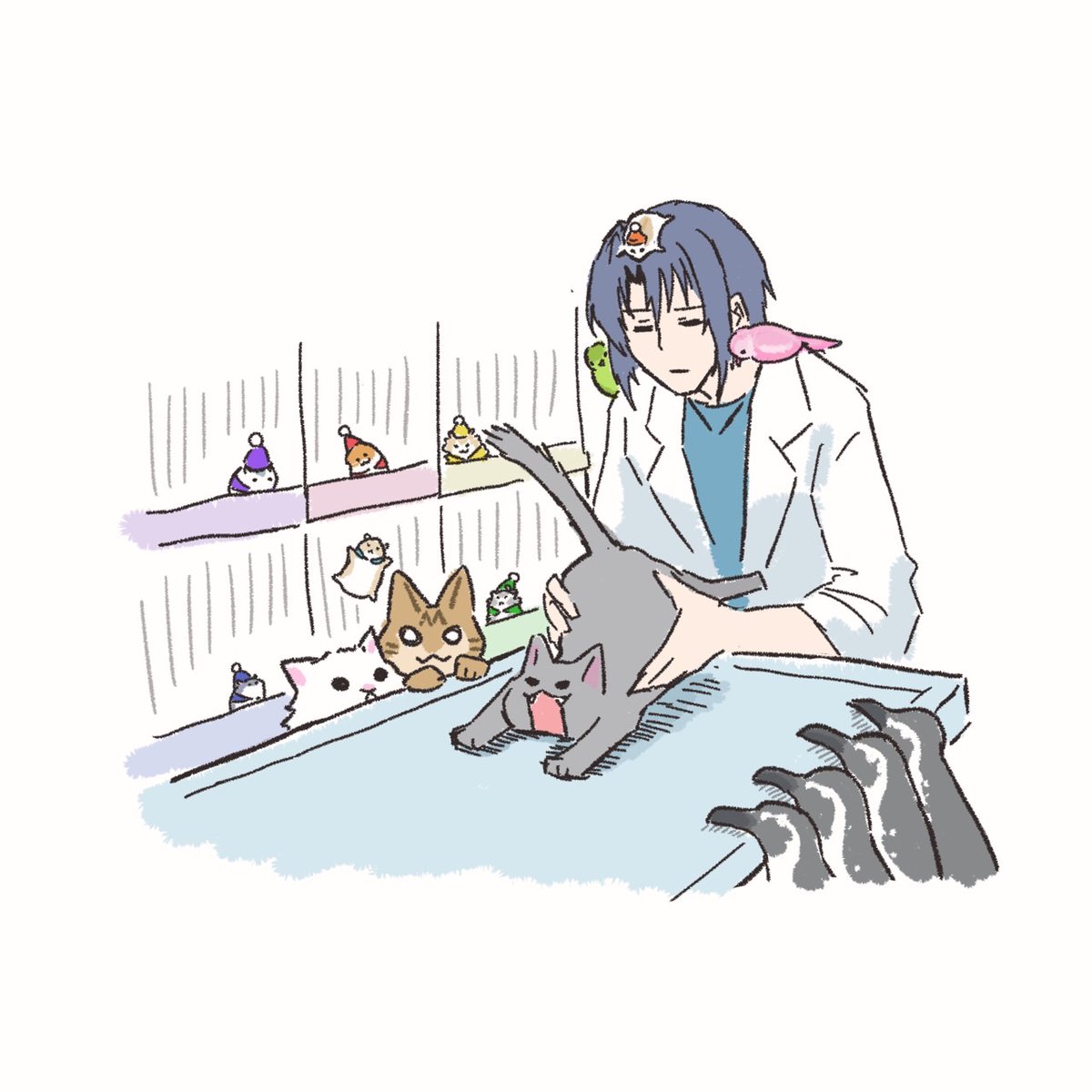 懐かないモンみつ tweet media