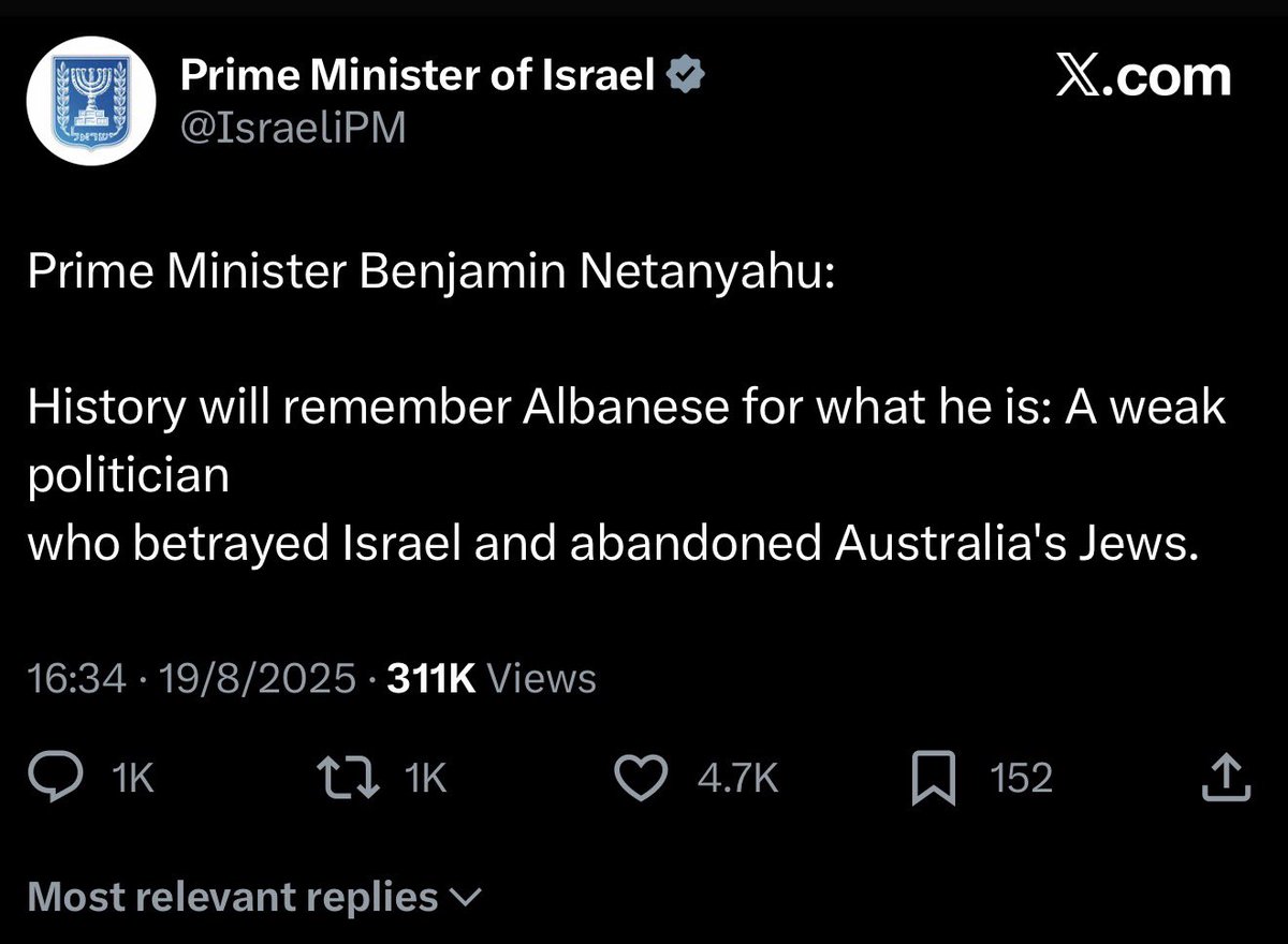 TrueBlueRebel (@pepedownunder) on Twitter photo Dear <a href="/AlboMP/">Anthony Albanese</a>
When a war criminal is throwing shade at you, you’re on the right side of history. Dear <a href="/AlboMP/">Anthony Albanese</a>
When a war criminal is throwing shade at you, you’re on the right side of history.