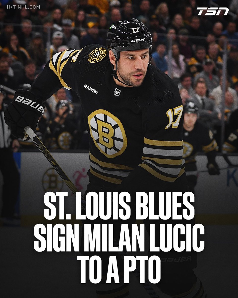 TSN_Sports's tweet photo. Milan Lucic will attend Blues' training camp on a professional tryout, per GM Doug Armstrong. 

Lucic last played in an NHL game on October 21, 2023. https://t.co/Jr8lzsiwik
