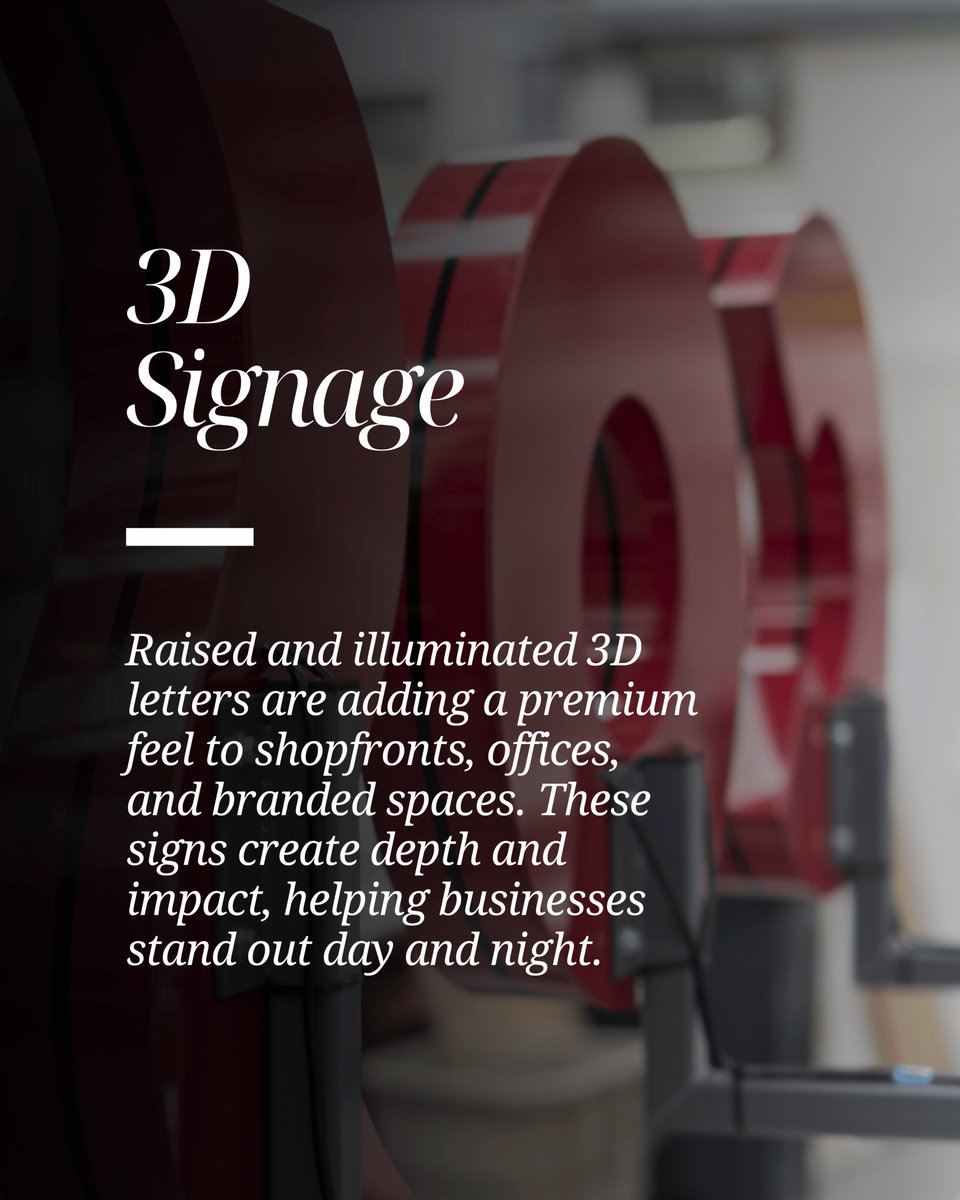 We’re already halfway through 2025, and here are some of the signage trends we’re seeing so far. 🪧👀

At Benson Signs we’re keeping a close eye on what’s driving change in the industry and bringing these ideas to life for our clients.

📞 Get in touch: 0151 298 1567

#Signage