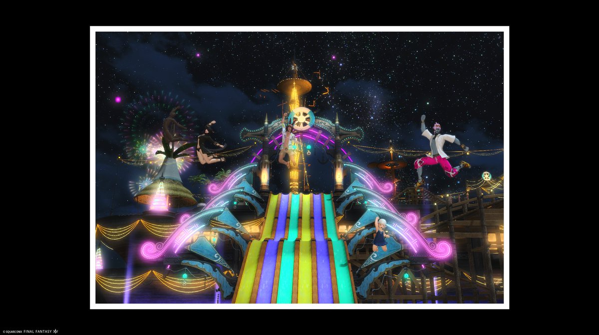 配信中でウォータースライダーのカメラマンしてきましたー