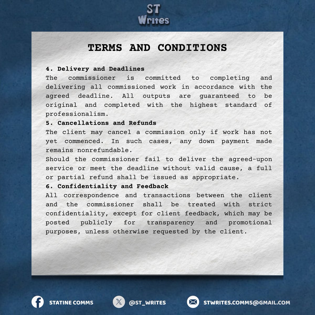 ST WRITES | ECON & LAW/POLSCI | CLOSED tweet media