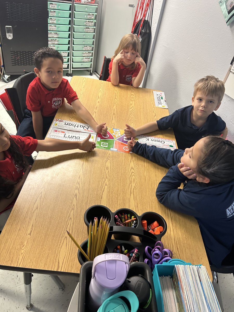 Our brand new Kindergarteners love learning. They used  Round Robin Consensus to check for agreement with their teams! <a href="/KaganOnline/">Kagan Publishing & Professional Development</a> #kagancooperativelearning #kaganmodelschool #kaganstructures