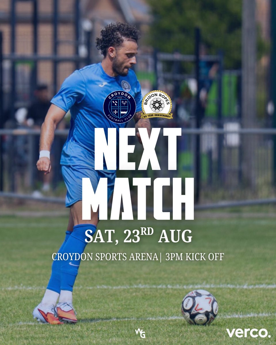 Bridon Ropes FC (@bridon1935) on Twitter photo THIS WEEKEND ⚽️
Recharge complete. Time to get back to work - we are away this weekend to <a href="/Croydon_FC/">Croydon FC</a>
🏟️ Croydon Sports Arena
⏰ 3PM
Your support makes all the difference. Come down and cheer the lads on!
#UPTHEROPES #SE7 #WeAreCharlton 💙 THIS WEEKEND ⚽️
Recharge complete. Time to get back to work - we are away this weekend to <a href="/Croydon_FC/">Croydon FC</a>
🏟️ Croydon Sports Arena
⏰ 3PM
Your support makes all the difference. Come down and cheer the lads on!
#UPTHEROPES #SE7 #WeAreCharlton 💙