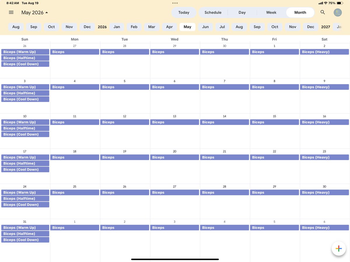 Updated my calendar for training to be an NFL referee.  ⁦<a href="/NFL/">NFL</a>⁩ ⁦<a href="/NFLRefereez/">NFL Refs</a>⁩