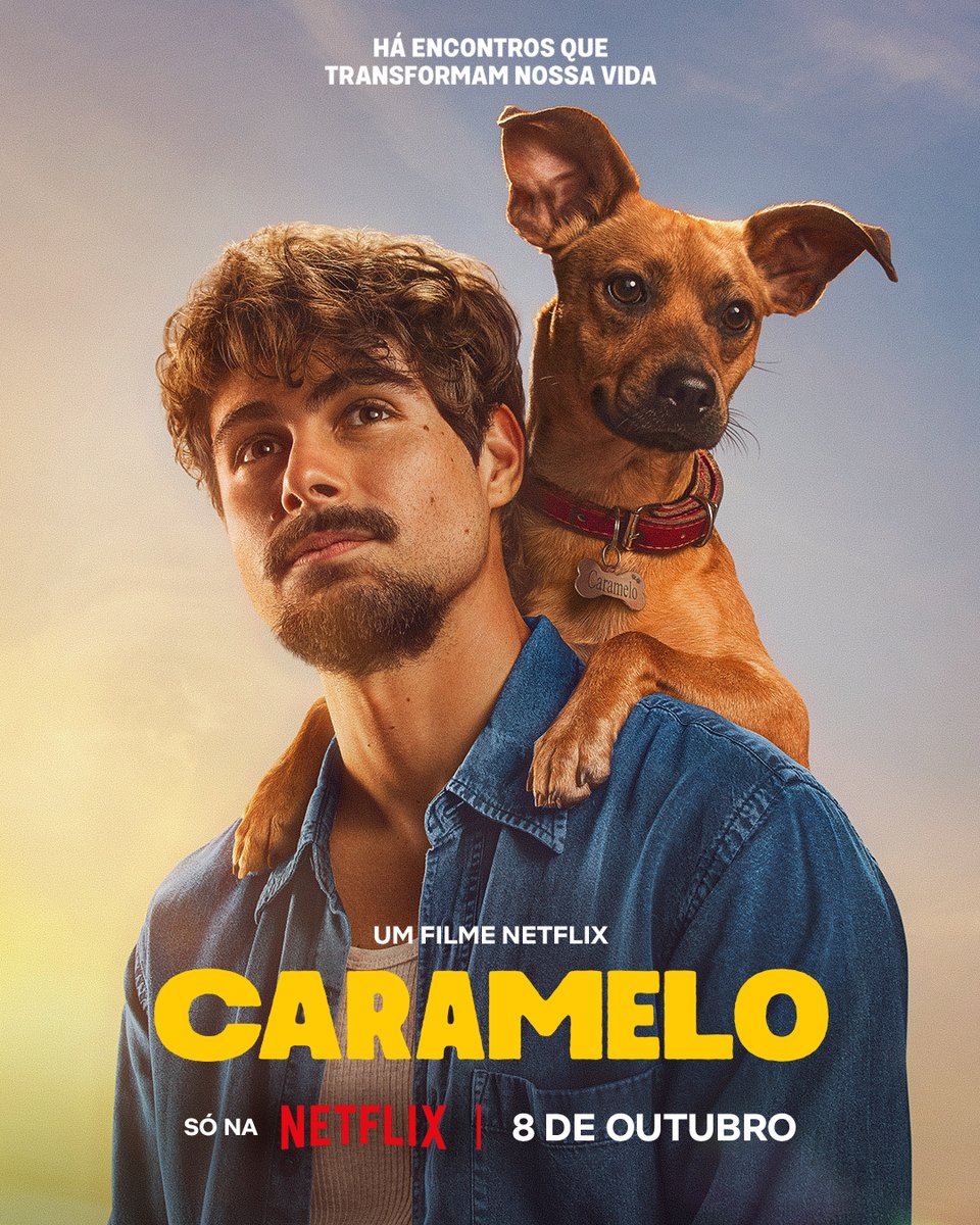 Você já tem um compromisso marcado com o seu doguinho: Caramelo, meu novo filme com Rafael Vitti e o cachorro Amendoim, estreia no dia 8 de outubro! 🦮🧡