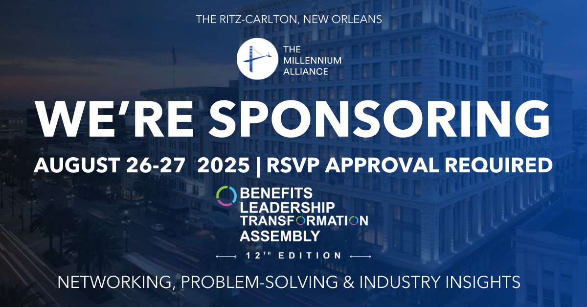 We’re gearing up for the Benefits Leadership Transformation Assembly on Aug 26–27 with The Millennium Alliance! Excited to share how bswift is driving innovation in benefits administration and to connect with industry leaders. #MillenniumLive #HRLeadership #BenefitsAdministration