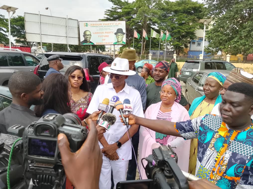 NgLabour's tweet image. PRESS RELEASE FROM THE LABOUR PARTY

Abure tasks government, political parties on more women representation in governance 

*Says cultural, economic biases relegating women in politics 

The National Chairman of the Labour Party, Barrister Julius Abure has said that governments…