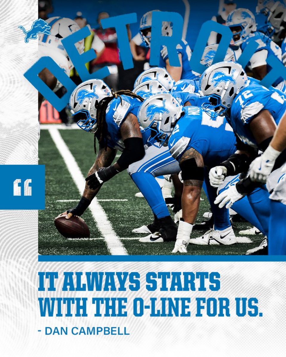 Winning the trenches = winning games