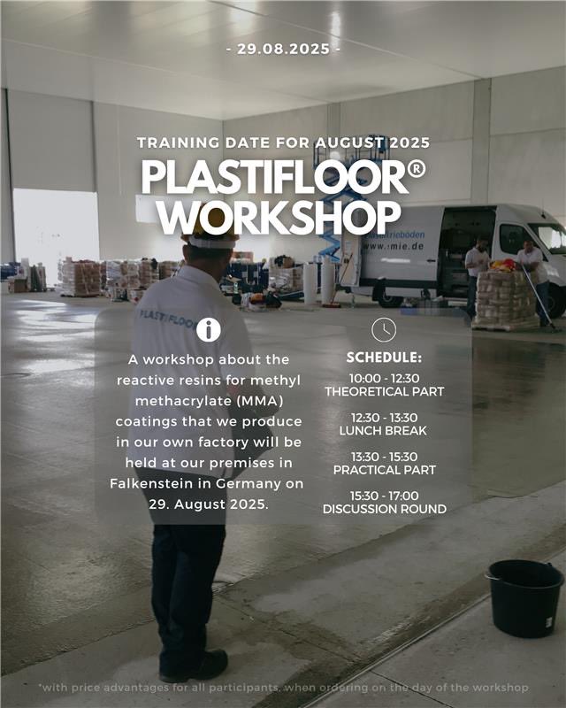Join us for the next Plastifloor training day!