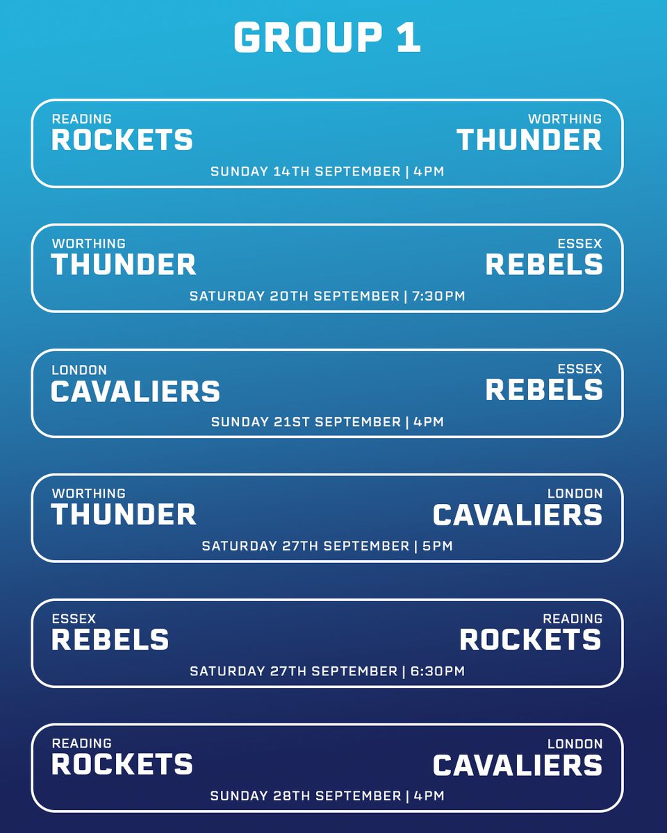 London Cavaliers tweet media