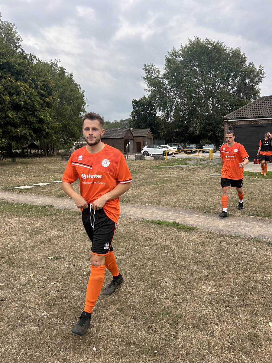 Out for kickoff - repping our brand new kit sponsored by <a href="/HunterSelection/">Hunter Selection | B Corp™</a> ✨