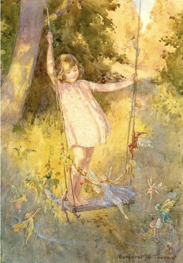 Margaret Tarrant, English, was born this day (19th August) in 1888. She was a prolific illustrator and popular author of children's books. Her paintings and books often depicted fairies and religious subjects. 

🎨Margaret Tarrant