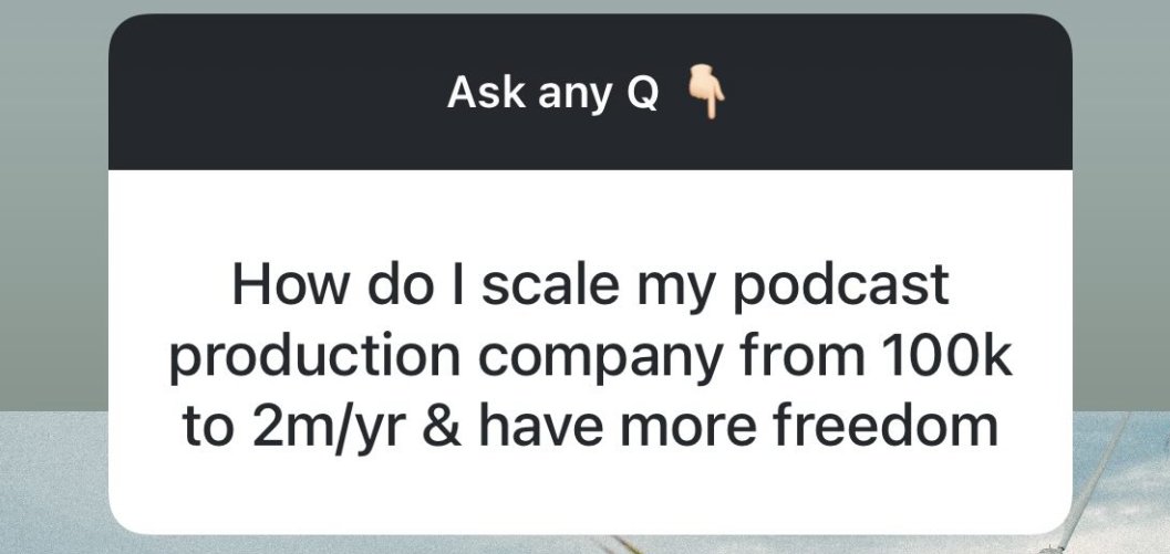Ads, ads, ads for growth. (You have a production company so that must come easy). Find a CEO or businesspartner that can run the company, to grant yourself more freedom.

Nail these 2 things and you can have both an amazing life and an amazing business.
