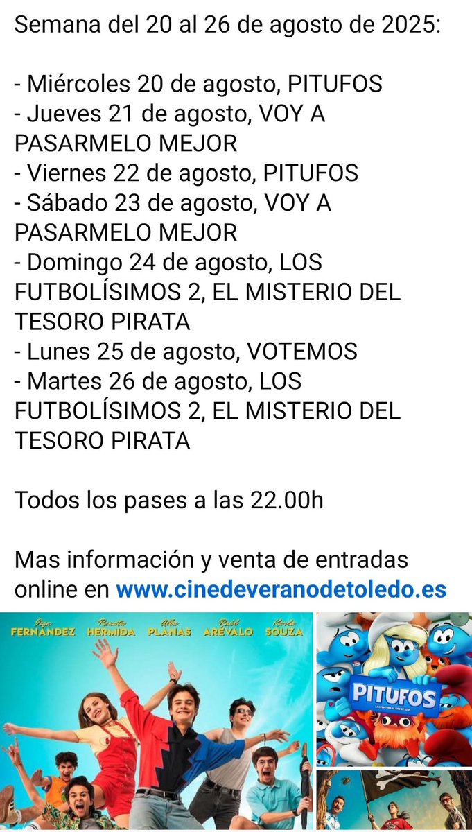 CineVeranoToledo (@civeranotoledo) on Twitter photo 