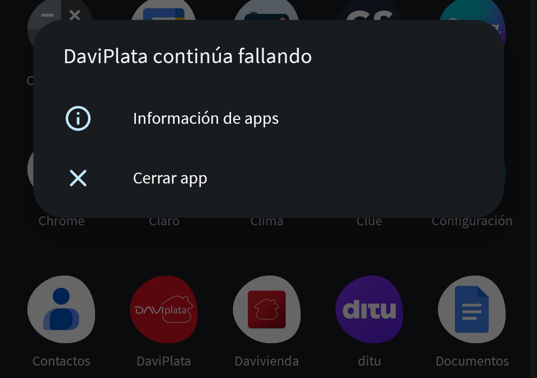 eliana0806's tweet photo. Que está pasando con #Daviplata yo que tanto decía que era mejor que #Nequi y ahora quedé 🤡 https://t.co/fcZ7m0C493