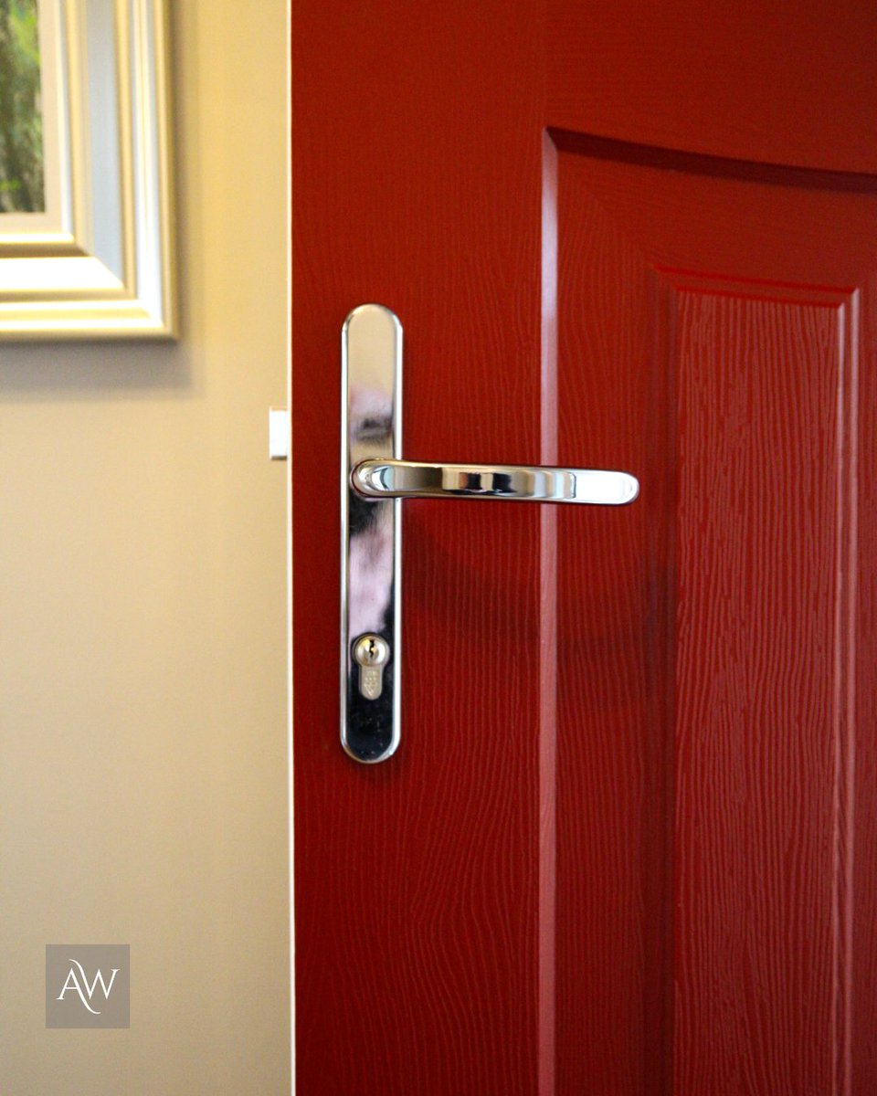 One of our clients in Cheadle Hulme had just that - a worn timber door. They chose the Rockdoor Newark in Ruby Red, and wow, what a difference.

It’s the perfect summer colour - bold, bright, and full of personality.