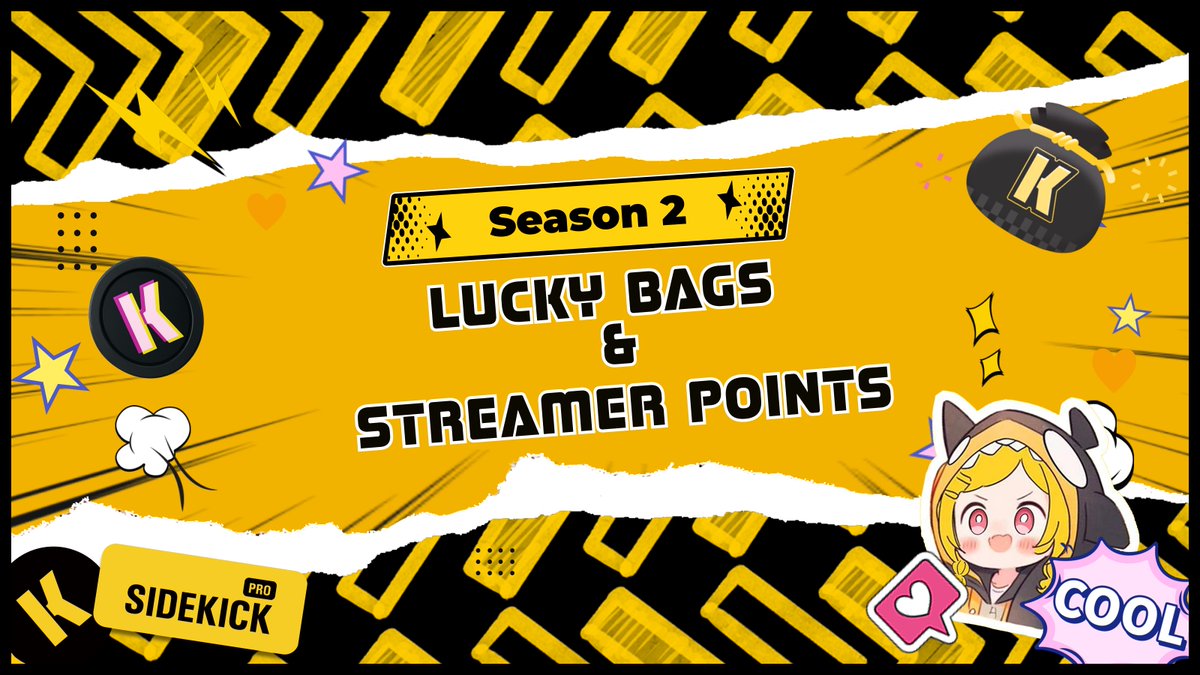 We’re thrilled to kick off Season Two of Lucky Bag and Streamer Points leaderboard!🎉

Get ready for more rewards and excitement!🫶
