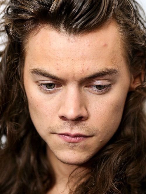 Harry Styles, long hair era.